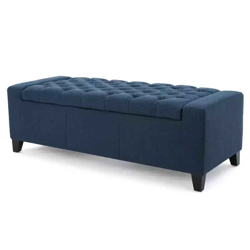 Upholstered Bench with Soft Cushion, Modern Bench for Living Room and Bedroom, Comfortable Bench for Adults