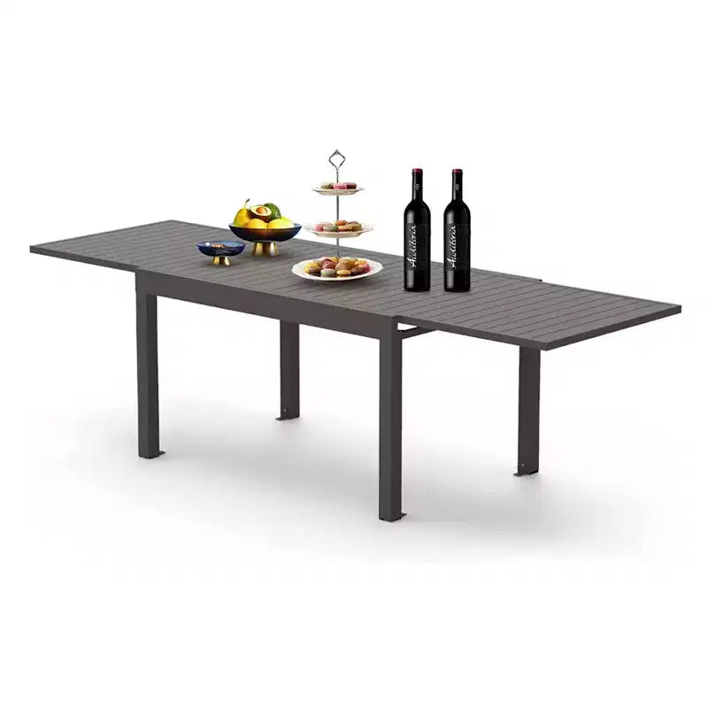 Dining Table Aluminum Patio Extendable Dining Room Table Kitchen Table for Dining Room