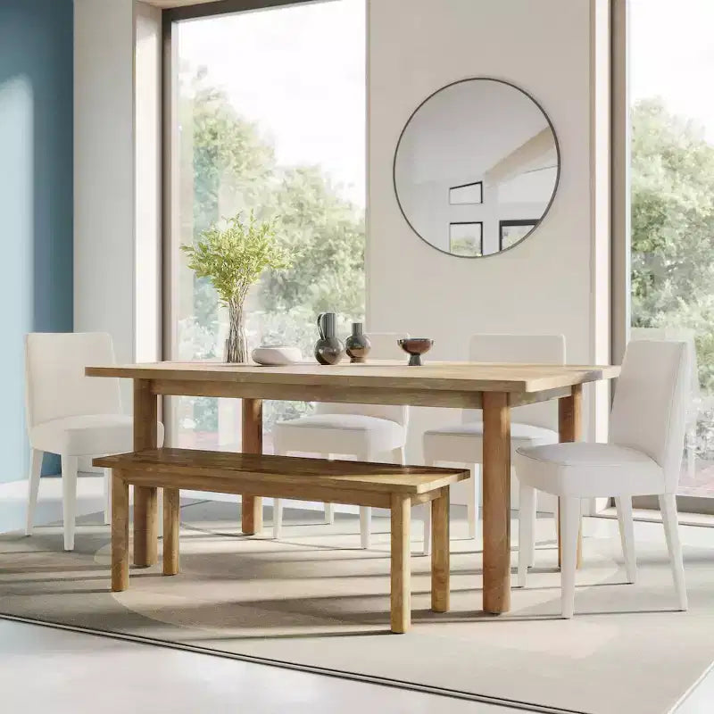 Bodhi 50 Rustic Solid Wood Dining Bench