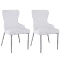 Chintaly Imports,Contemporary Wing-Back Side Chair - Set of 2