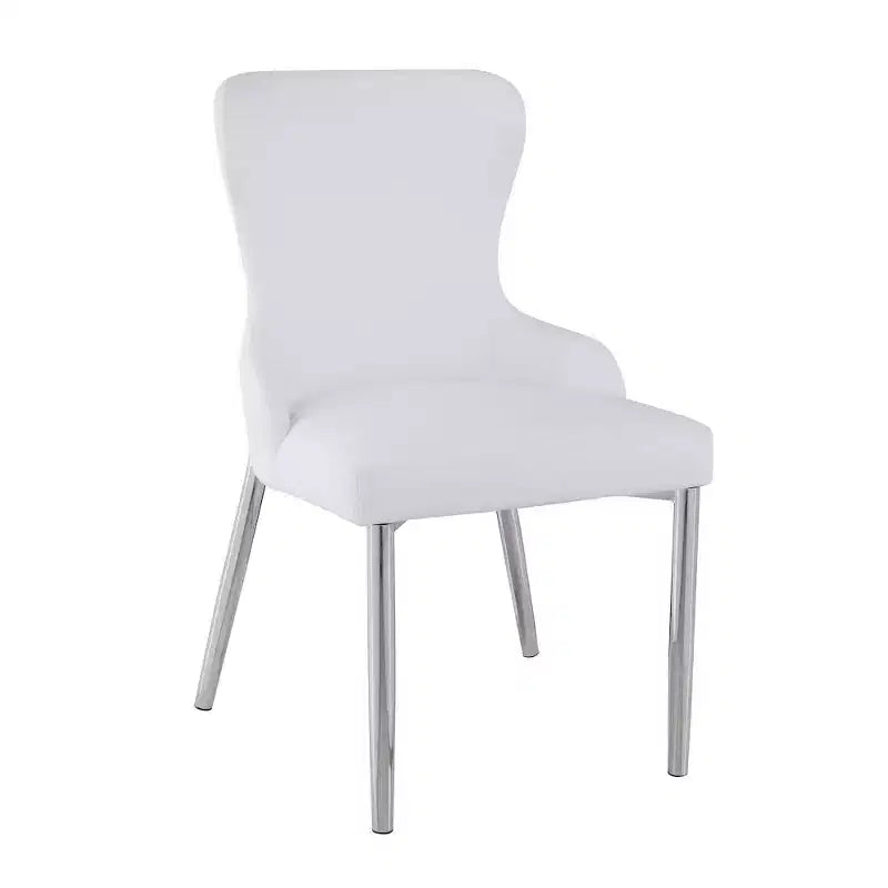 Contemporary Wing-Back Side Chair - Set of 2