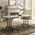 Dining Table, Rectangular Wooden Kitchen Table for 6 70.87,Industrial Farmhouse Kitchen Sets for Dining Room