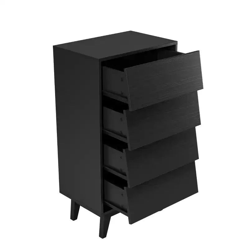 Peg Wood Bevel Design Drawer Dresser