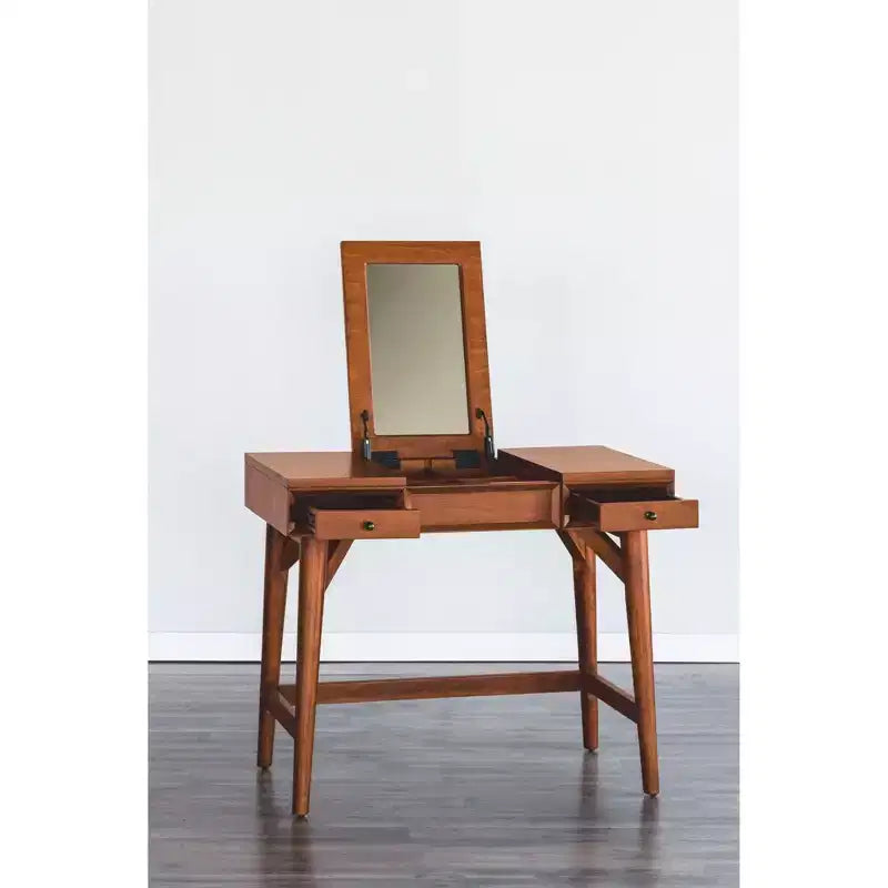 Flynn Bedroom Vanity, Chestnut