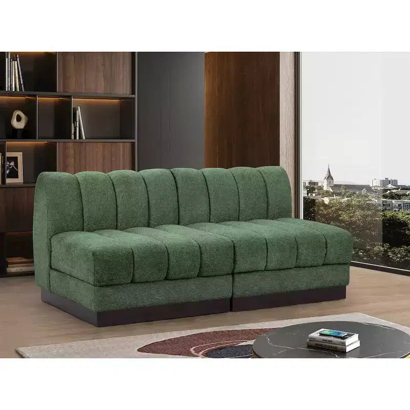 Quinn Chenille Fabric Modular Sofa