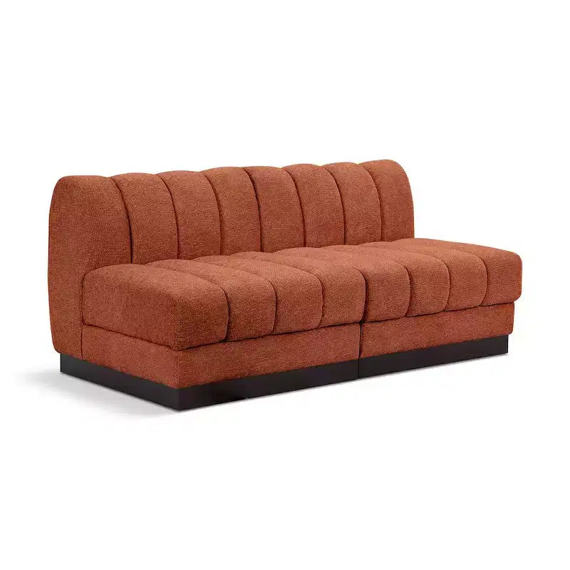 Meridian Furniture Quinn Chenille Fabric Modular Sofa