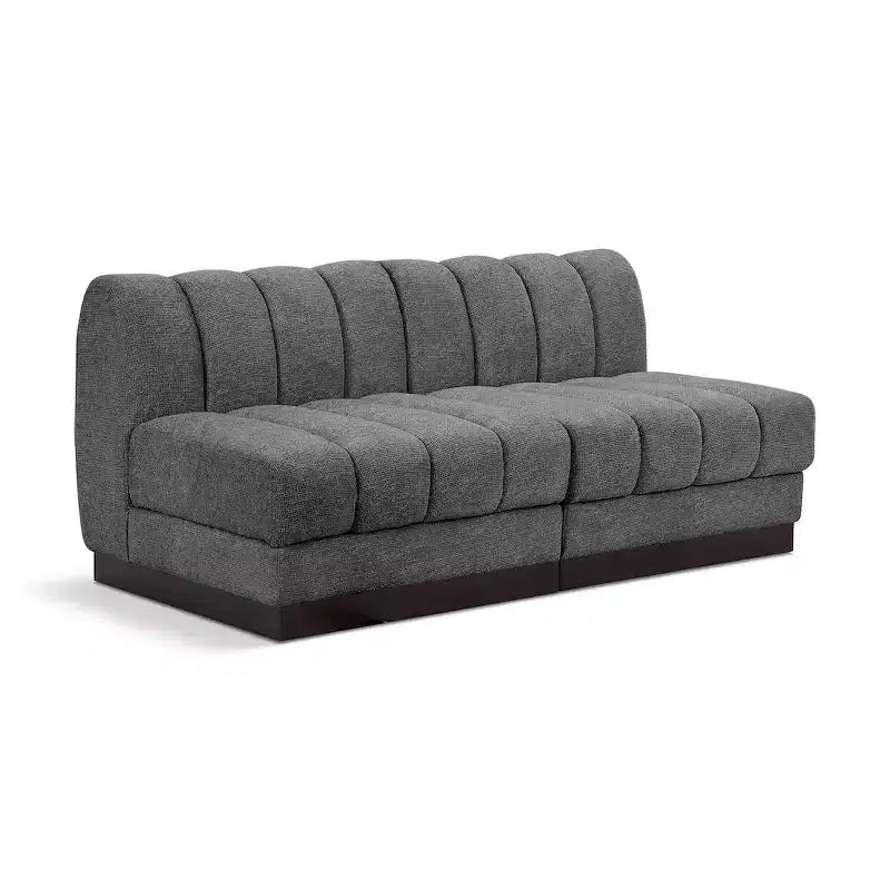 Quinn Chenille Fabric Modular Sofa