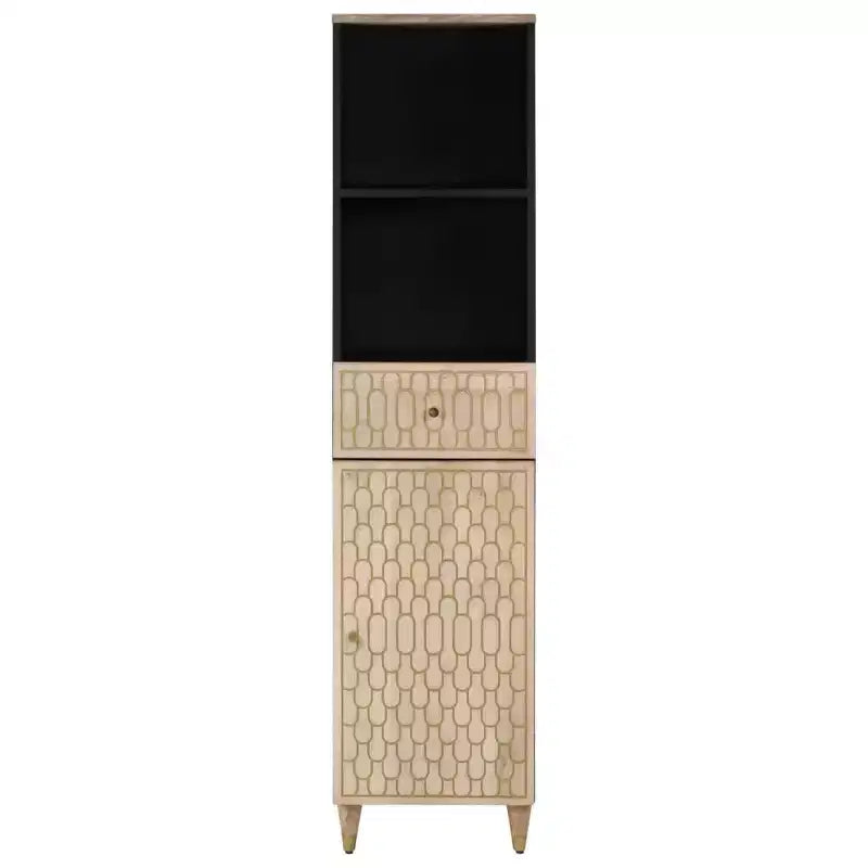 Bathroom Cabinet Natural wood Solid mango wood, engineered wood