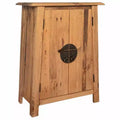 vidaXL Side Cabinet Natural wood Solid pine wood Medium Side Cabinet