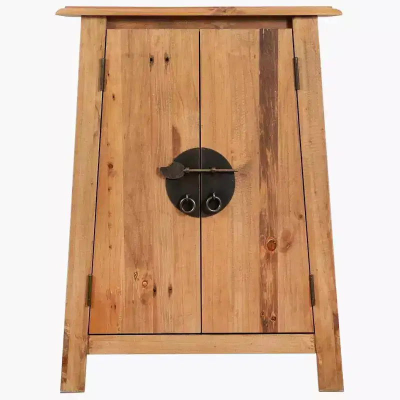 Side Cabinet Natural wood Solid pine wood Medium Side Cabinet