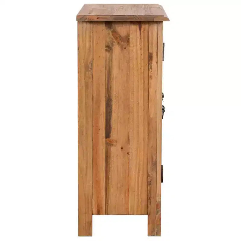 Side Cabinet Natural wood Solid pine wood Medium Side Cabinet