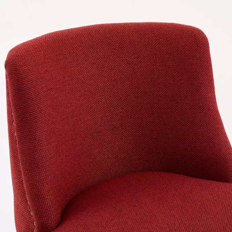 Spin Fabric Upholstered Wood 26'' Swivel Counter Stools (Set of 2)