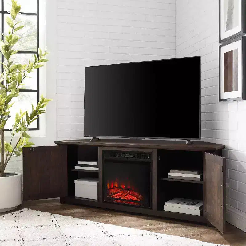 Camden Corner TV Stand for TVs up to 60 with Fireplace -