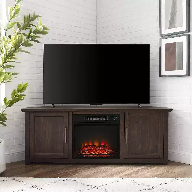 Camden Corner TV Stand for TVs up to 60 with Fireplace -