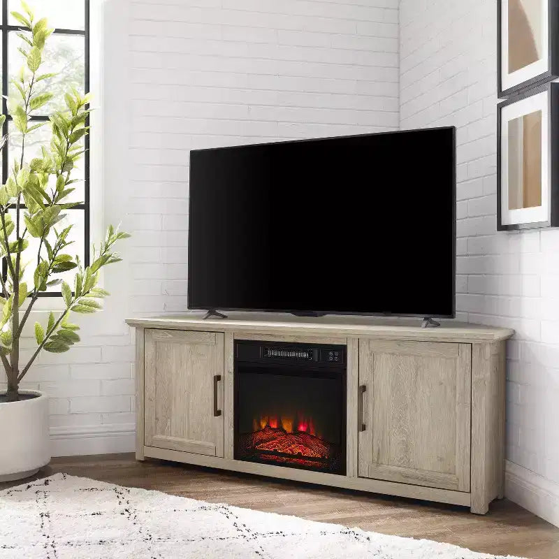 Camden Corner TV Stand for TVs up to 60 with Fireplace -