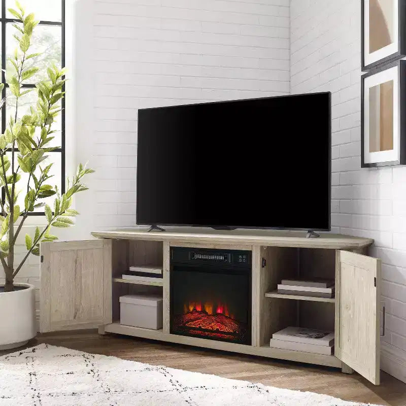Camden Corner TV Stand for TVs up to 60 with Fireplace -