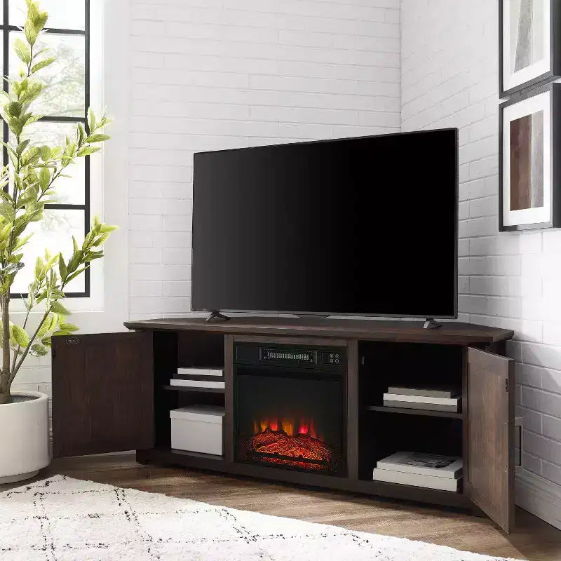 Camden Corner TV Stand for TVs up to 60 with Fireplace -