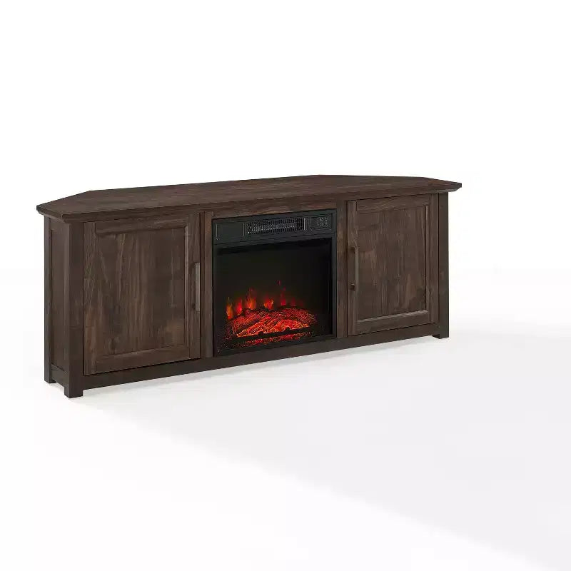 Camden Corner TV Stand for TVs up to 60 with Fireplace - Crosley