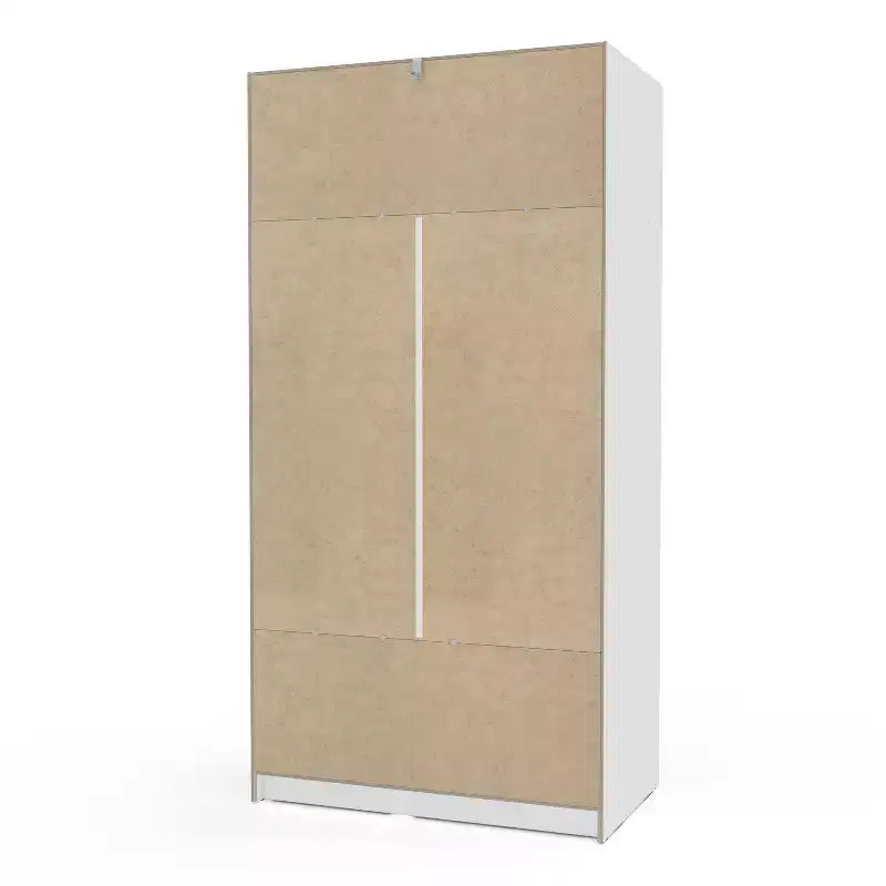 Denmark 2 Clothing Armoire Modern Fixed