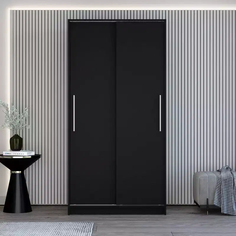 Denmark 2 Clothing Armoire Modern Fixed