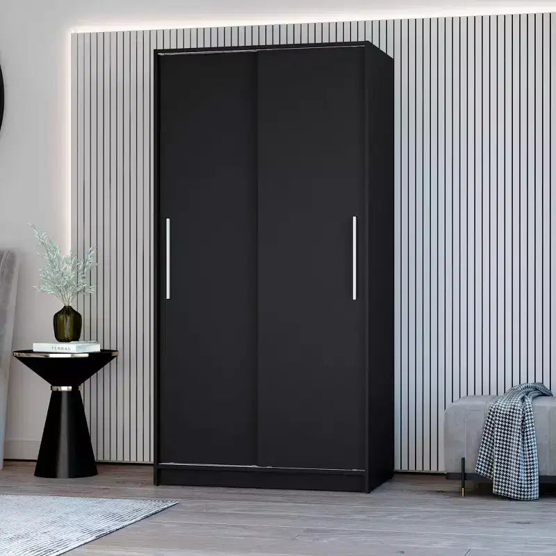 Denmark 2 Clothing Armoire Modern Fixed